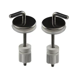 Copriwater Universale Uno N Bianco con cerniere in acciaio inox regolabili