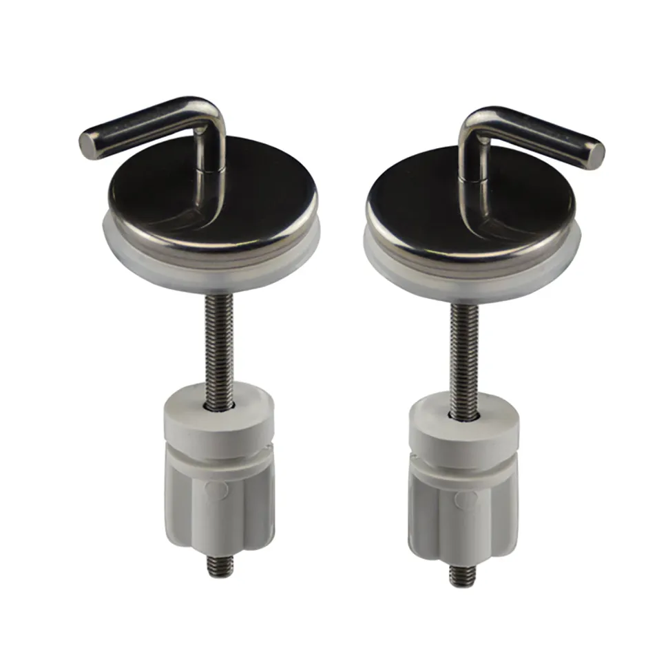 Copriwater Universale Uno N Bianco con cerniere in acciaio inox regolabili