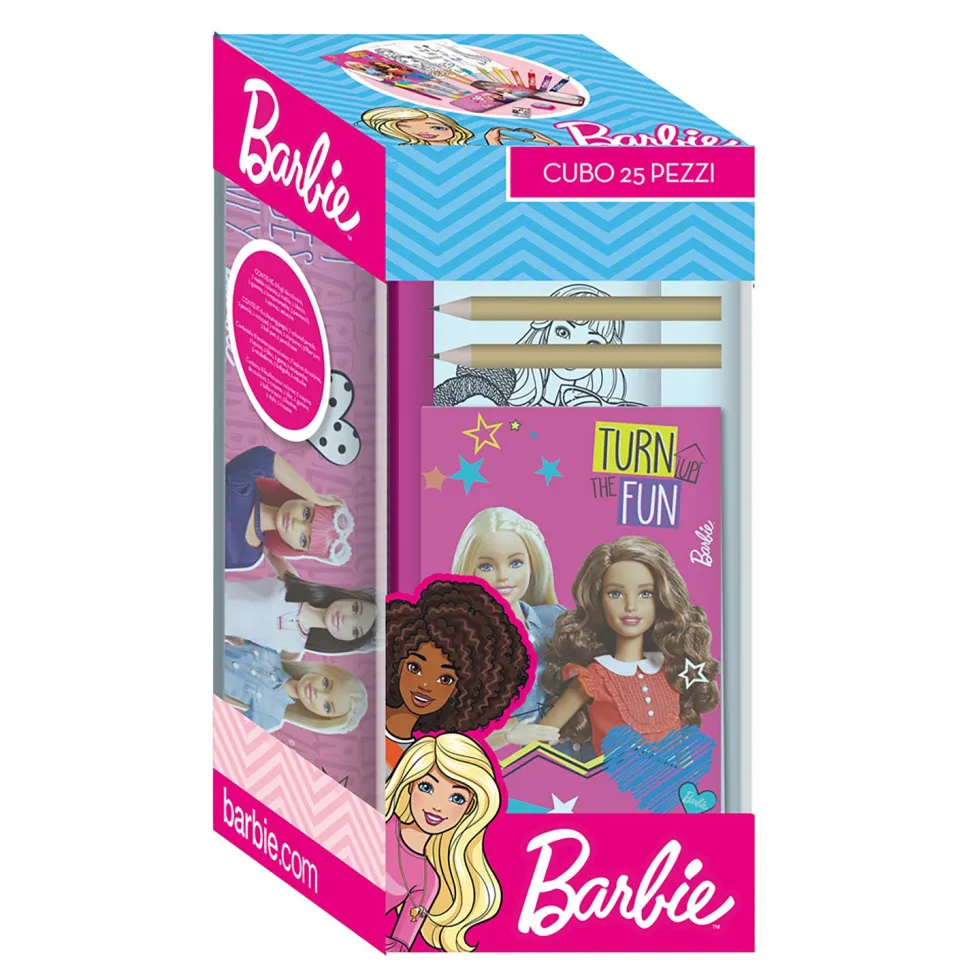 Cubo Creativo Barbie 25 Pezzi