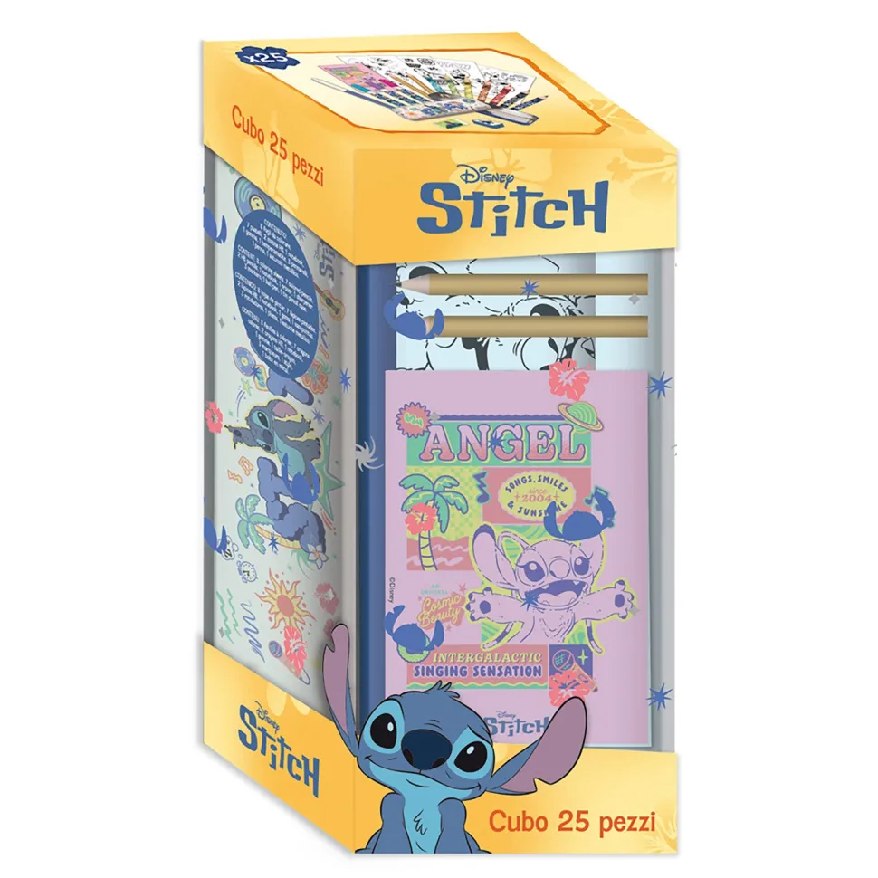 Cubo Creativo Stitch 25 Pezzi