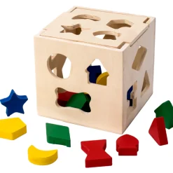 Cubo formine di legno 16 pezzi
