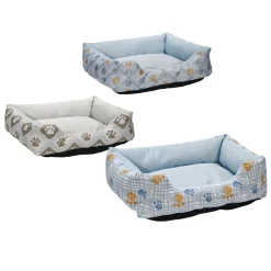 Cuccia Rettangolare per Cani e Gatti con Fondo Antiscivolo 50x40 cm