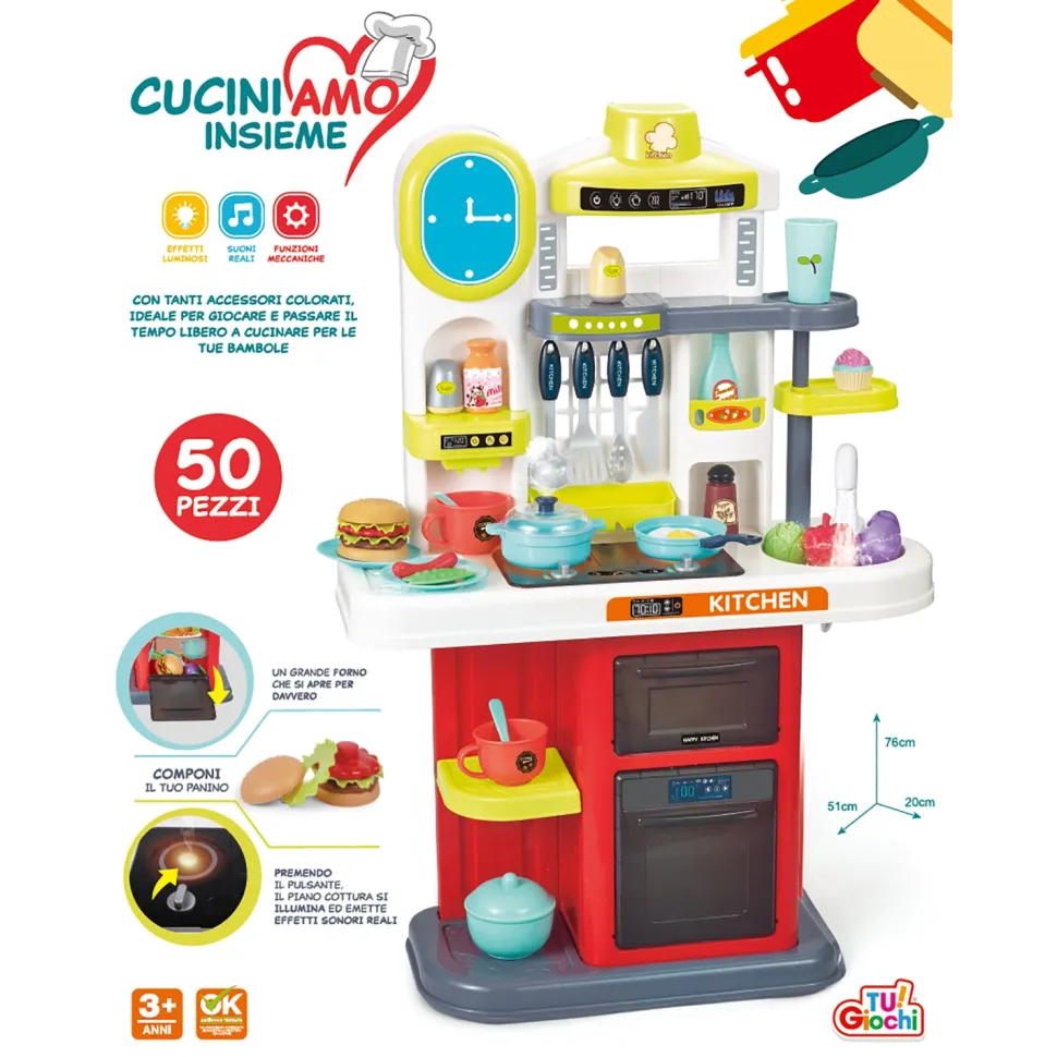 Cucina CuciniAmo Insieme 50 pezzi