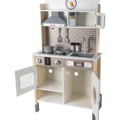 Cucina in legno con luci e suoni reali