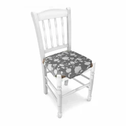 Cuscini Coprisedia Vesto Grigio con Lacci 38x38 cm