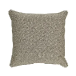 Cuscino Arredo Beige con Bordo piping Idrorepellente 50×50 cm