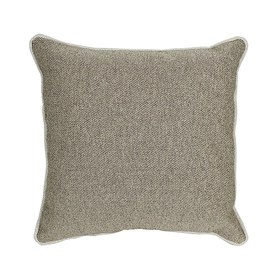 Cuscino Arredo Beige con Bordo piping Idrorepellente 50×50 cm