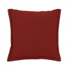 Cuscino Arredo Bordeaux con Balza Idrorepellente 50×50 cm