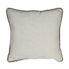 Cuscino Arredo Naturale con Bordo piping Idrorepellente 50×50 cm
