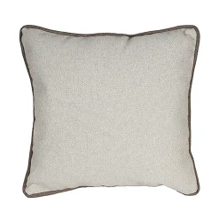 Cuscino Arredo Naturale con Bordo piping Idrorepellente 50×50 cm