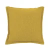 Cuscino Arredo Senape con Balza Idrorepellente 50×50 cm