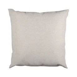 Cuscino Arredo Sfoderabile Beige con Interno in Fibra 50×50 cm