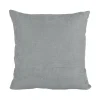 Cuscino Arredo Sfoderabile Grigio con Interno in Fibra 50×50 cm