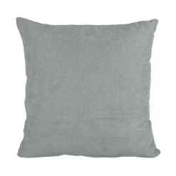 Cuscino Arredo Sfoderabile Grigio con Interno in Fibra 50×50 cm