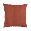 Cuscino Arredo Sfoderabile Terracotta con Interno in Fibra 50×50 cm