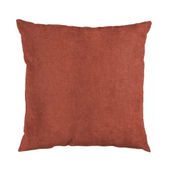 Cuscino Arredo Sfoderabile Terracotta con Interno in Fibra 50×50 cm