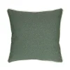Cuscino Arredo Verde con Bordo piping Idrorepellente 50×50 cm
