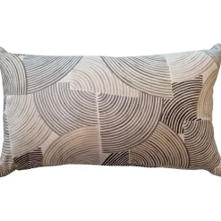 Cuscino Arredo Vortix Geometrico Beige 30x50 cm