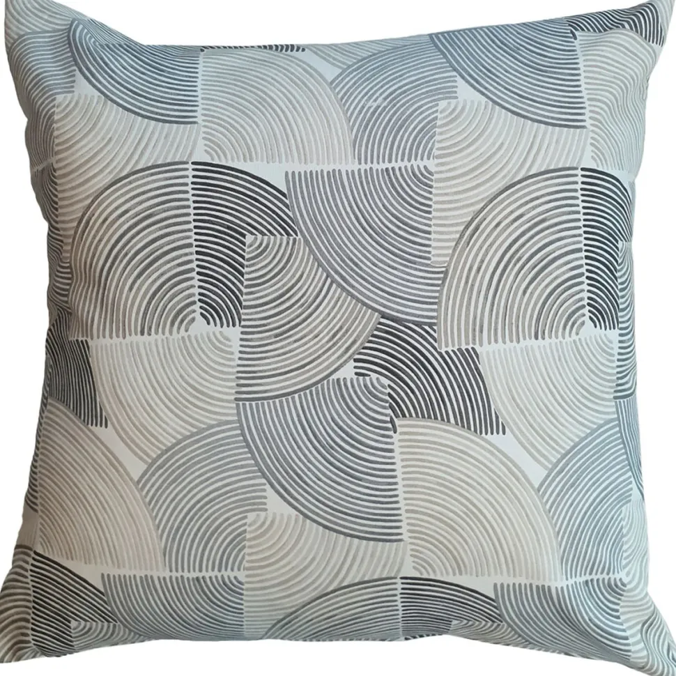Cuscino Arredo Vortix Geometrico Beige 50x50 cm