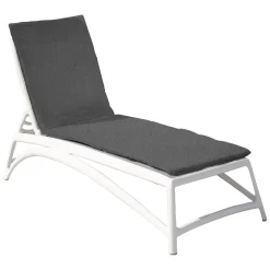 Cuscino Coprilettino Monoblocco Tinta Unita Grigio scuro 180x59 cm