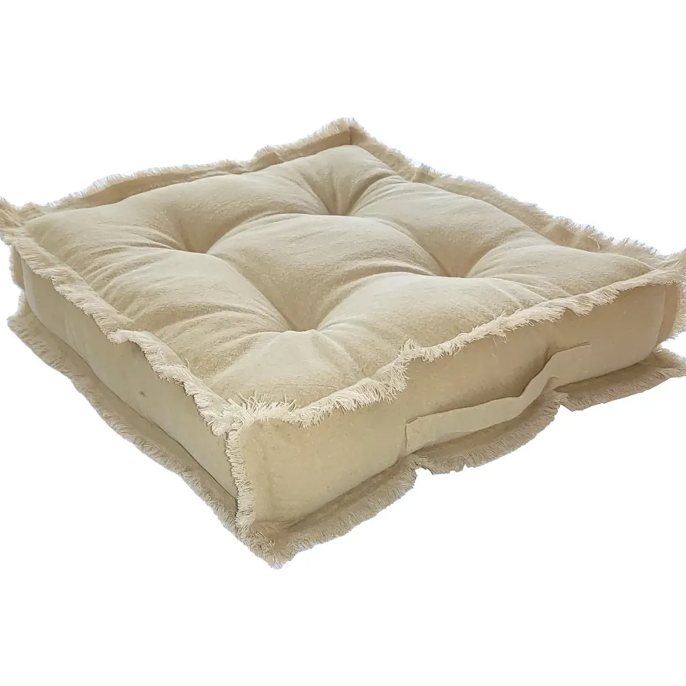 Cuscino da pavimento beige