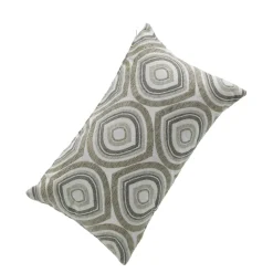 Cuscino Jacquard Sfoderabile Beige 30x50 cm