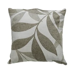 Cuscino Jacquard Sfoderabile Beige 45x45 cm