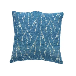 Cuscino Jacquard Sfoderabile Blu Petrolio 45x45 cm