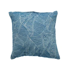 Cuscino Jacquard Sfoderabile Blu Petrolio 45x45 cm