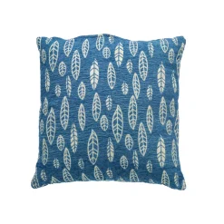 Cuscino Jacquard Sfoderabile Blu Petrolio 45x45 cm