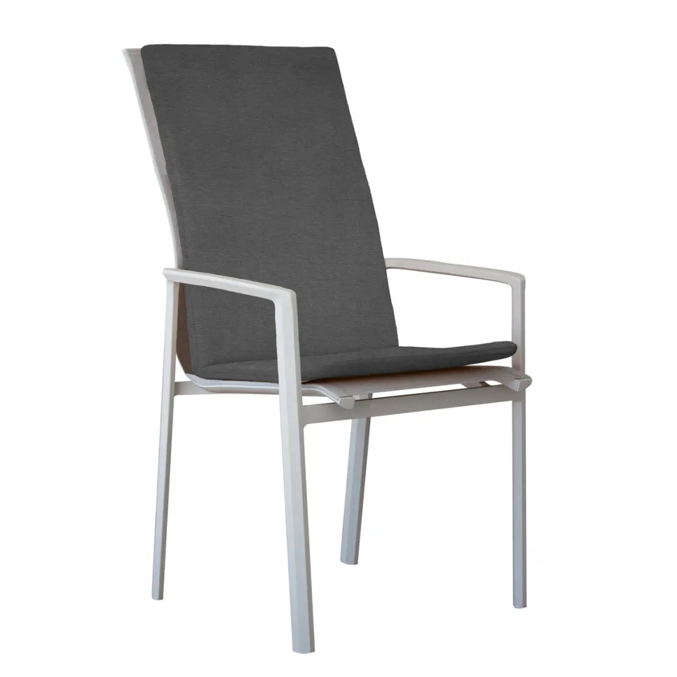 Cuscino Monoblocco Alto Tinta Unita Grigio Scuro 120x48 cm