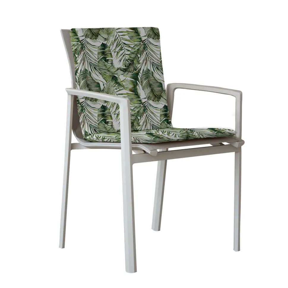 Cuscino Monoblocco Decoro Foglie 78x48 cm