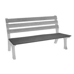 Cuscino per Panca MonobloccoGrigio 120x40 cm