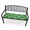 Cuscino per panca monoblocco Decoro Foglie 120x40 cm