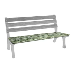 Cuscino per panca monoblocco Decoro Foglie 120x40 cm