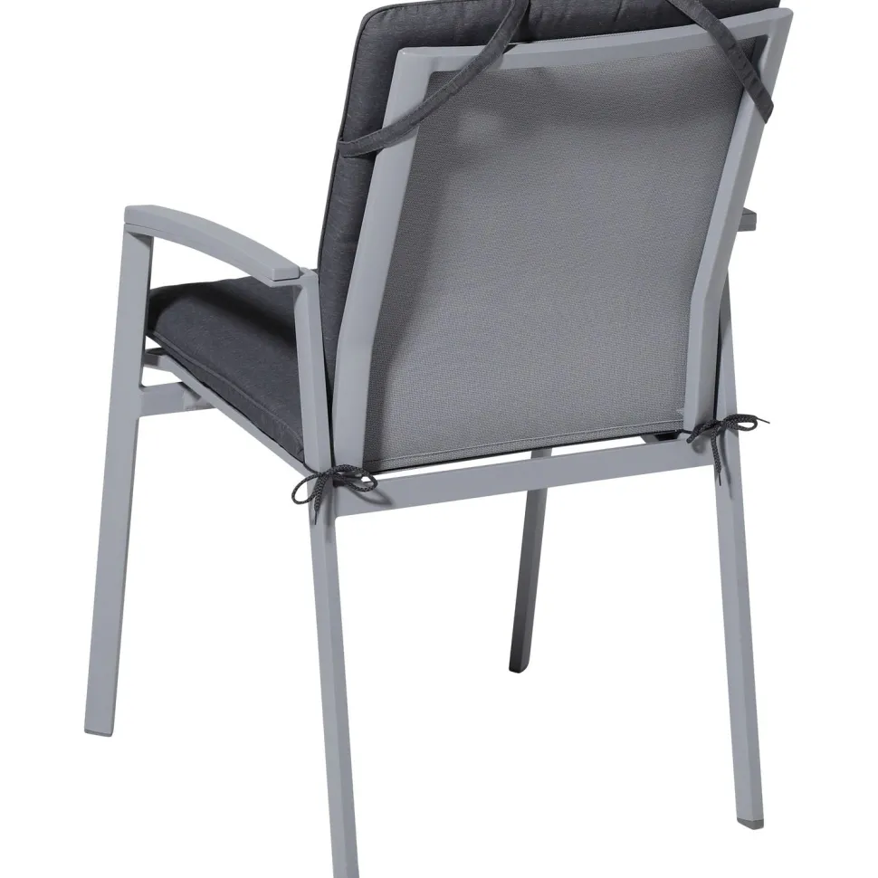 Cuscino per sedia Impilabile Serie Panama Grigio 97x49 cm