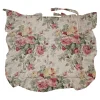 Cuscino Sedia Floreale Panna 40x40 cm spessore 5 cm