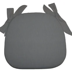 Cuscino Sedia Garda Tinta Unita Grigio Scuro