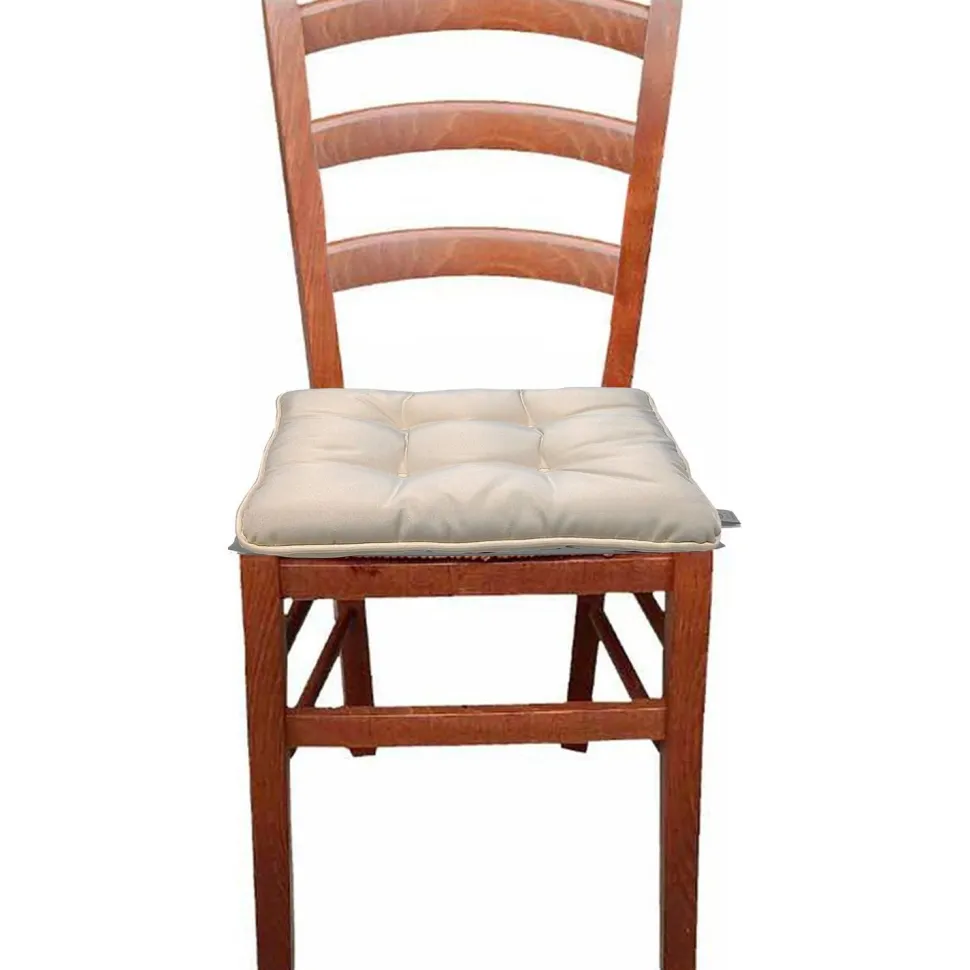 Cuscino Sedia Idrorepellente Ècru 40x40 cm spessore 5 cm