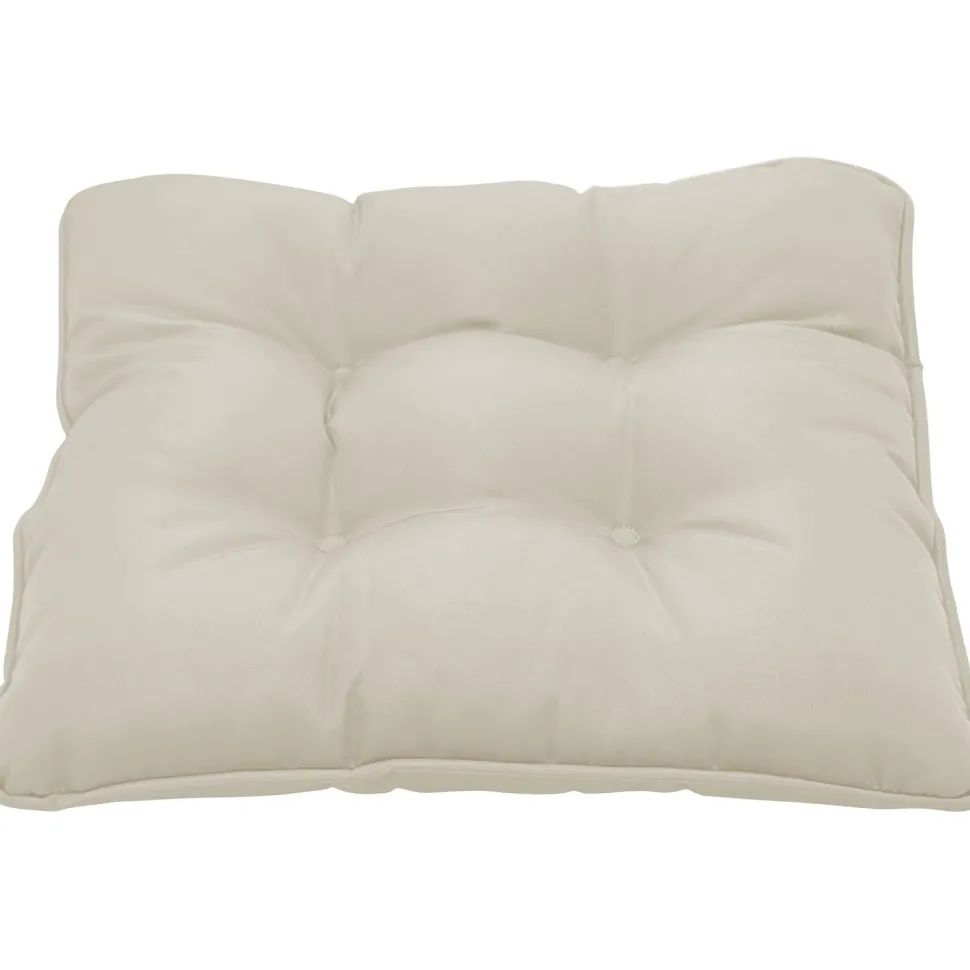 Cuscino Sedia Idrorepellente Ècru 40x40 cm spessore 5 cm