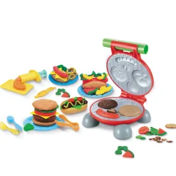 Decora Kid Chef Piastra Burger Gioco Plastilina 19 Pezzi