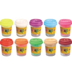 Decora Kid Plastilina Colorata 10 Vasetti con Formine