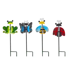 Decorazione da Giardino con Girandola Multicolore h50 cm