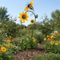 Decorazione da Giardino Welcome Multicolore h98 cm