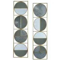 Decorazione da Parete con Specchi h102x28 cm
