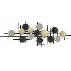 Decorazione da Parete con Specchi h52x132 cm