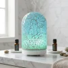 Diffusore di Essenze a Ultrasuoni Effetto Mosaico in Vetro 100 ml 12 Watt