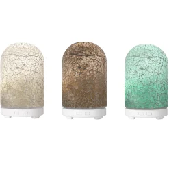 Diffusore di Essenze a Ultrasuoni Effetto Mosaico in Vetro 100 ml 12 Watt