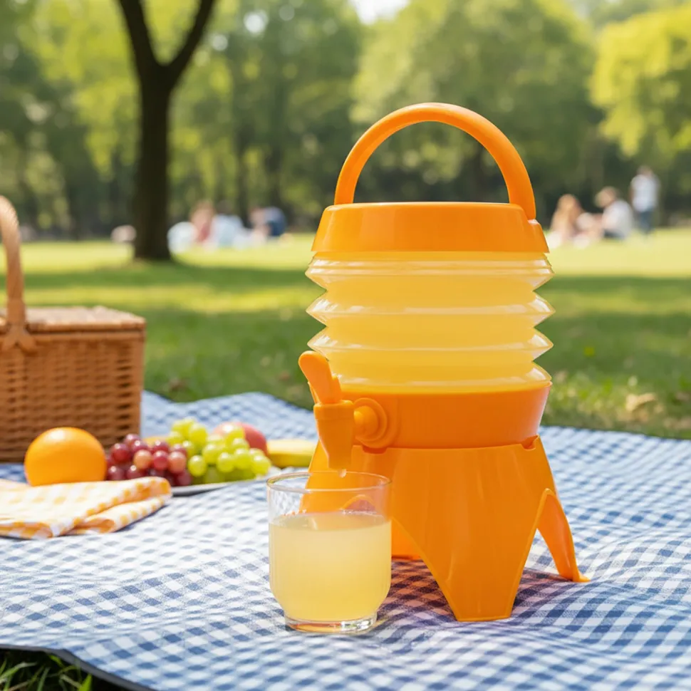 Dispenser Bevande Pieghevole con Rubinetto 3,5 Litri