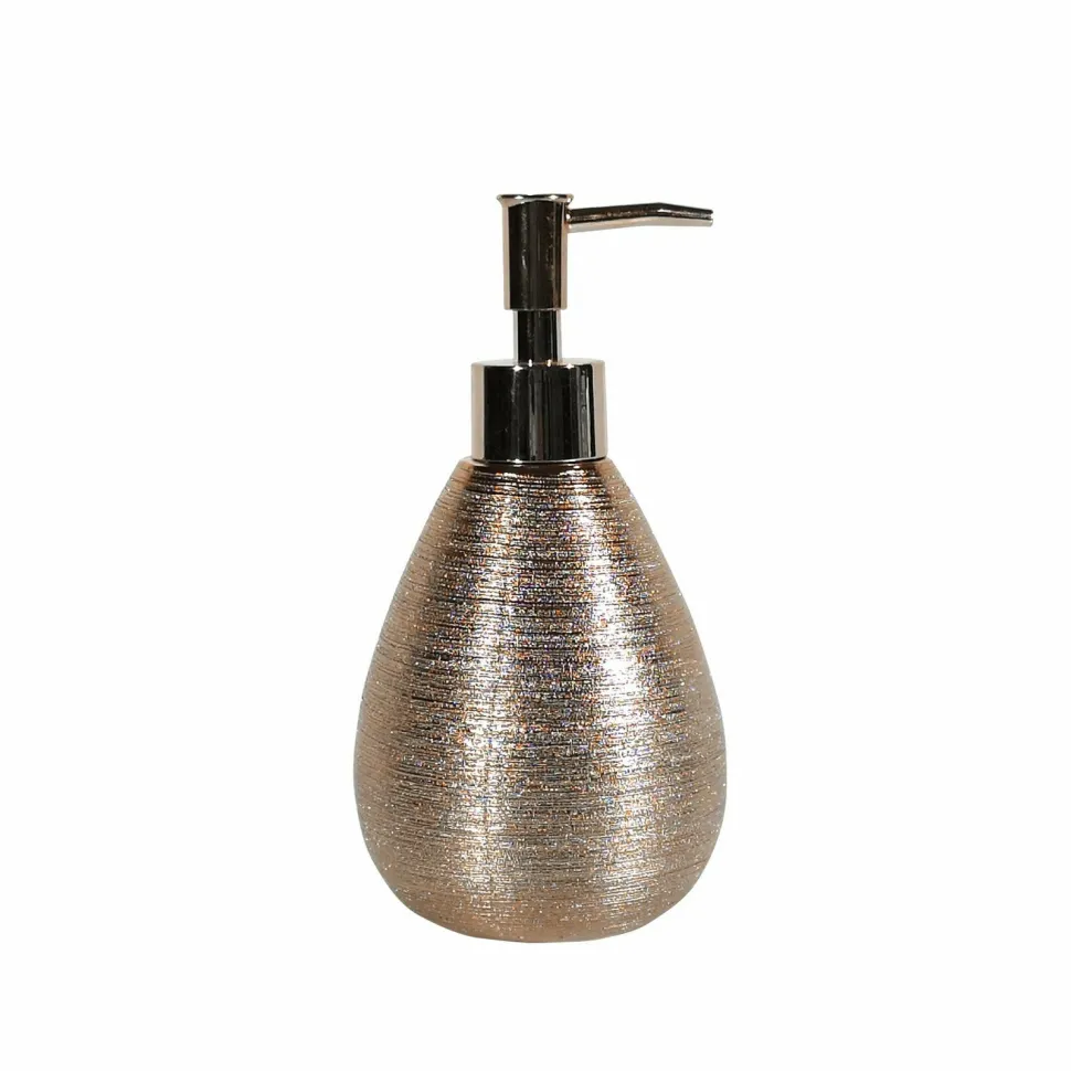 Dispenser ricaricabile colore champagne per sapone liquido 400 ml